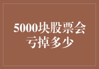 5000元股票投资亏损分析：理性面对市场波动