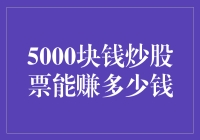 5000块钱炒股票：能否实现财富飞跃？