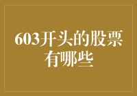 探索A股市场中的603开头的股票