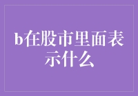 股市中的B究竟代表什么？揭秘背后的投资密码！