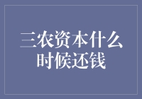 如何判断三农资本的还款时间？