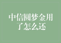 中信圆梦金：还贷款的那些事儿