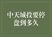 中天城投停牌期限谜团：揭开非交易状态背后的真相