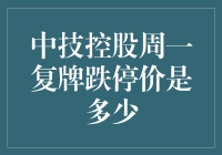 中技控股周一复牌跌停价预估：基于市场环境与公司基本面分析