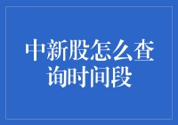 如何查询中新股的时间段：新手入门指南