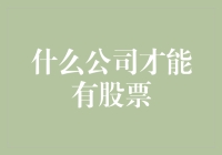 从初创到上市：什么样的公司才能拥有股票？