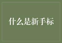 从零开始：新手标投资策略及常见问题解答