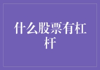 杠杆之下：揭秘那些拥有杠杆效应的股票选择