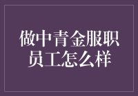 中青金服：职场新秀的金库还是陷阱？