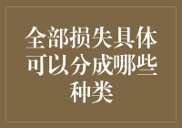 全部损失的具体分类与解析：保险理赔中的重要概念