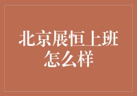 北京展恒金融信息服务股份有限公司的工作体验探析