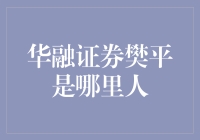 华融证券樊平的背景溯源与职业履历分析