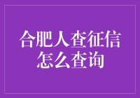 安徽合肥：探索便捷高效的个人征信查询路径