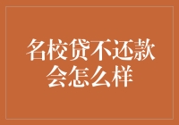 名校贷不还款？你有啥了不起的！