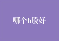 试探股市深海——哪个B股像是会为你跳华尔兹的海豚？