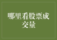 股市里的成交量之谜：你真的知道在哪里找吗？