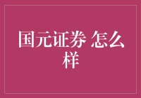 国元证券：稳健成长的券商新星