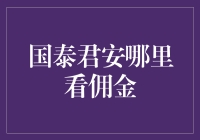 国泰君安佣金查询攻略：如何在多个渠道中精准获取投资成本