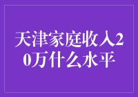 天津家庭年收入20万：生活品质与社会地位的考量