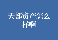 天部资产：体验一把只有想不到，没有做不到的理财之路