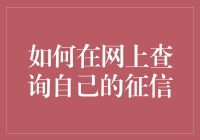 如何在网上查询自己的征信：全面指南