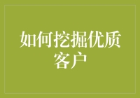 从海量数据中挖掘优质客户：构建精准营销的基石