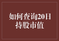 股市小侦探：20日持股市值查询指南