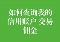 如何查询您的信用账户交易佣金：全面指南