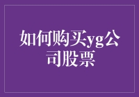 投资YG公司股票：策略与指南