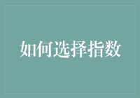 如何从众多指数中选择合适的投资指数：策略与建议