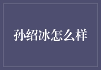 孙绍冰：一个不务正业的金融专家究竟是何方神圣？