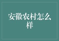 安徽农村现状：传统与现代交织的田园画卷