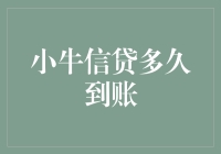 小牛信贷到账时间解析：影响因素及优化策略