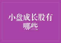 小盘成长股的魅力与挑战：探索未来之星