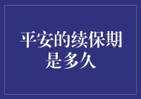 平安保险续保期解析：理解保单有效期与续保周期