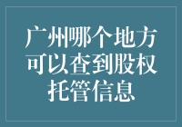 在广州如何轻松查询股权托管信息？