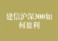 建信沪深300，如何让盈利像抓周一样神奇？