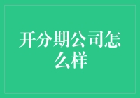 开分期公司怎么样？请看这份工作体验报告！