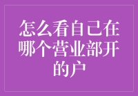 如何查询自己在哪个证券营业部开户：一文详解