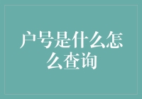 如何查询户号，万一哪天用得着，我们还能笑眯眯地去用？