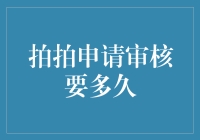 拍拍申请审核周期：精细化解析与策略优化