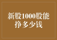 新股1000股能挣多少钱：深度解读股市新秀的升值空间