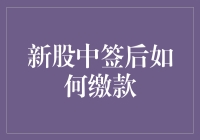 新股中签后如何顺利缴款：一份详尽的操作指南