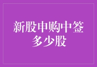 新股申购中签多少股：一场概率的艺术