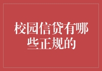 校园金融探索：正规信贷服务的多元化选择