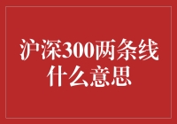 沪深300两条线究竟有何深意？小白必看！