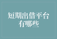 探索短期出借平台的多样化选择：解密资金周转的秘密通道