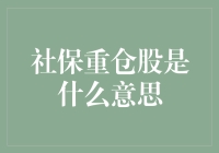 社保重仓股：国家战略的金融体现与市场影响