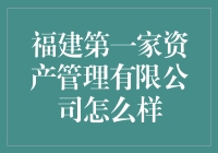 福建第一家资产管理有限公司的市场表现与前景分析