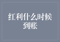 红利到账时间：寻找那微小但稳定的收益之光